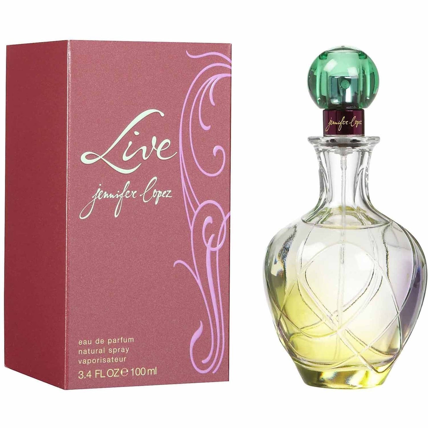 Eau de parfum en vaporisateur Jennifer Lopez Live/Jennifer Lopez, 100 ml (W) Eau de parfum en vaporisateur Jennifer Lopez Live/Jennifer Lopez, 100 ml