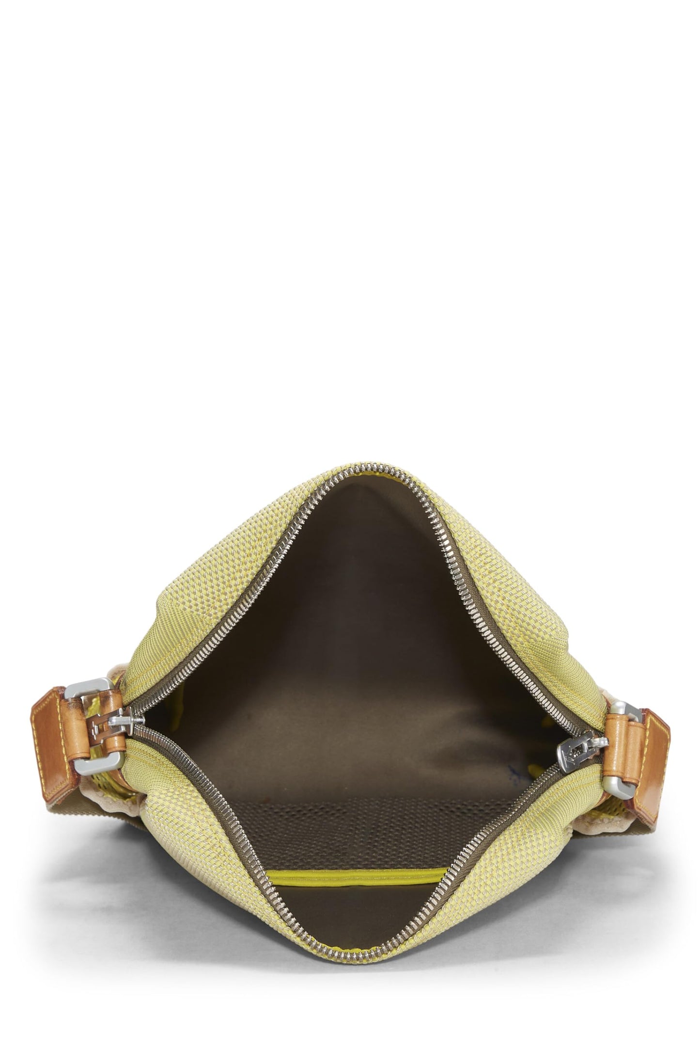 Louis Vuitton, Pre-Loved Limited Edition LV Cup Jaune Green Damier Geant Weatherly Crossbody, Yellow