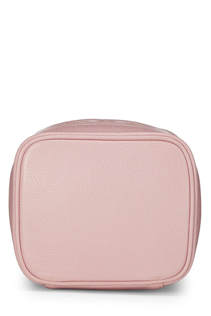 CHANEL, Coiffeuse intemporelle Caviar d'occasion, rose