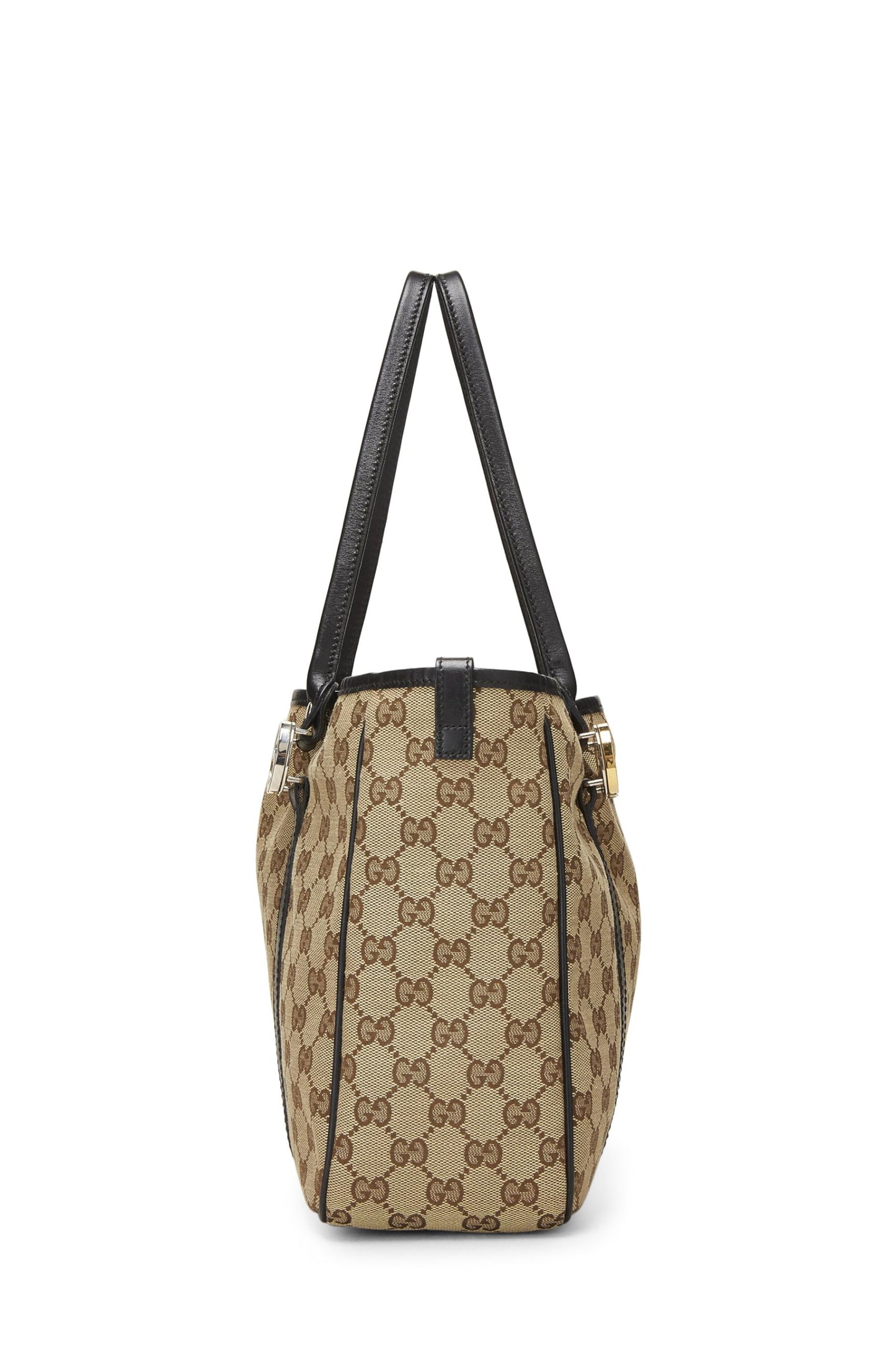 Gucci, sac fourre-tout Twins en toile GG noir d'occasion, noir