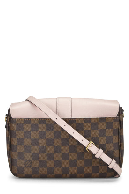 Louis Vuitton, Sac à bandoulière Damier Ebene Clapton rose pré-aimé, Rose