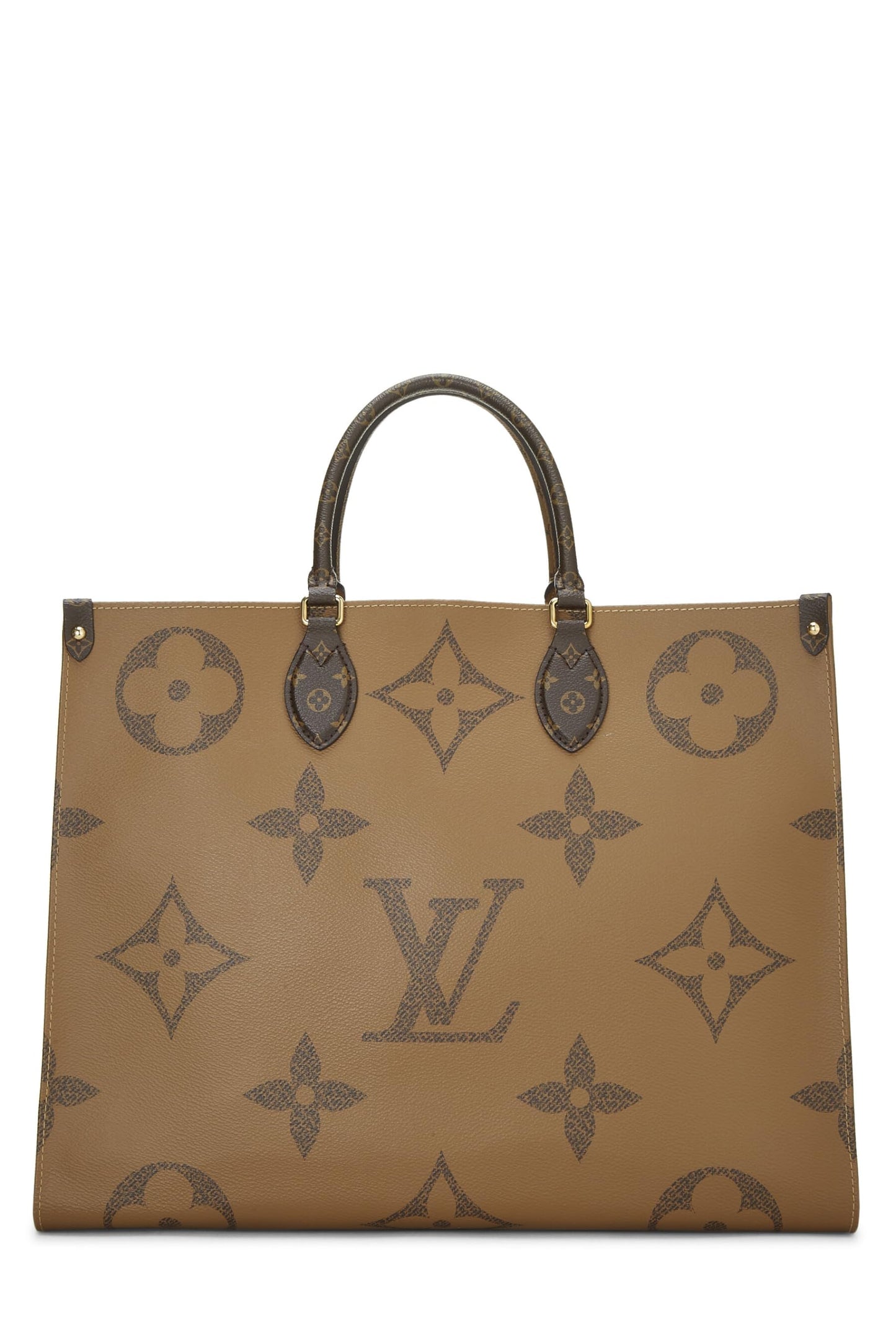 Louis Vuitton, Pre-Loved Monogram Reversed Giant On The Go GM, Brown