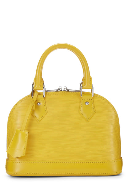 Louis Vuitton, Pre-Loved Citron Epi Alma PM, Yellow