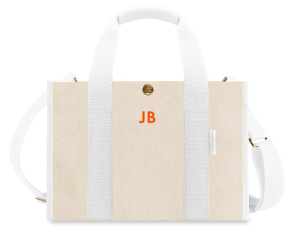 L/Uniform, Mini Press Bag, Naturel/Blanc