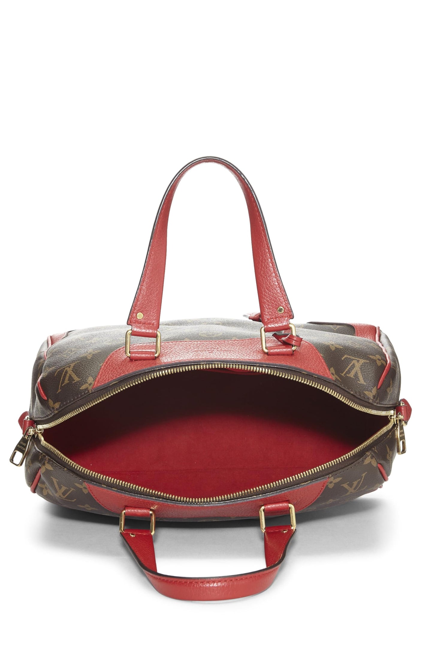 Louis Vuitton, Pre-Loved Red Monogram Canvas Retiro NM, Red