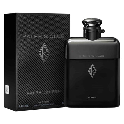 Ralp Lauren - Ralph's Club - Parfum - Men's Cologne - Woody & Ambery - With Lavandin, Vetiver, Cardamom, and Patchouli - Intense Fragrance - 3.4 Fl Oz