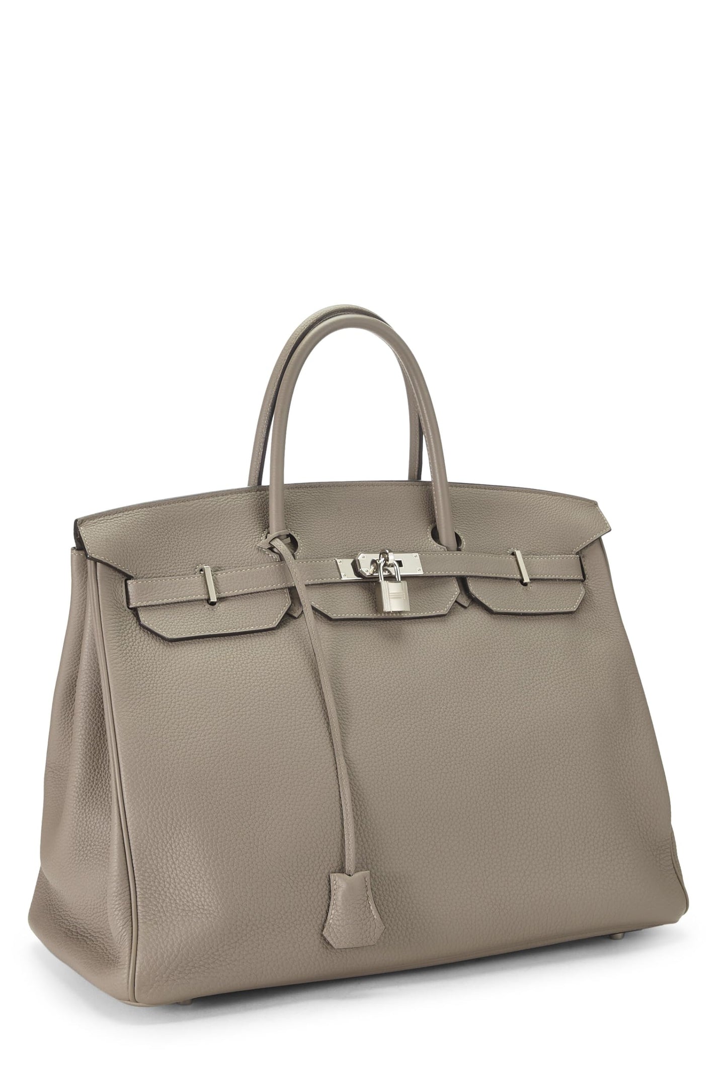 Hermès, Birkin Clémence 40 Gris Asphalt d'occasion, Gris Asphalt