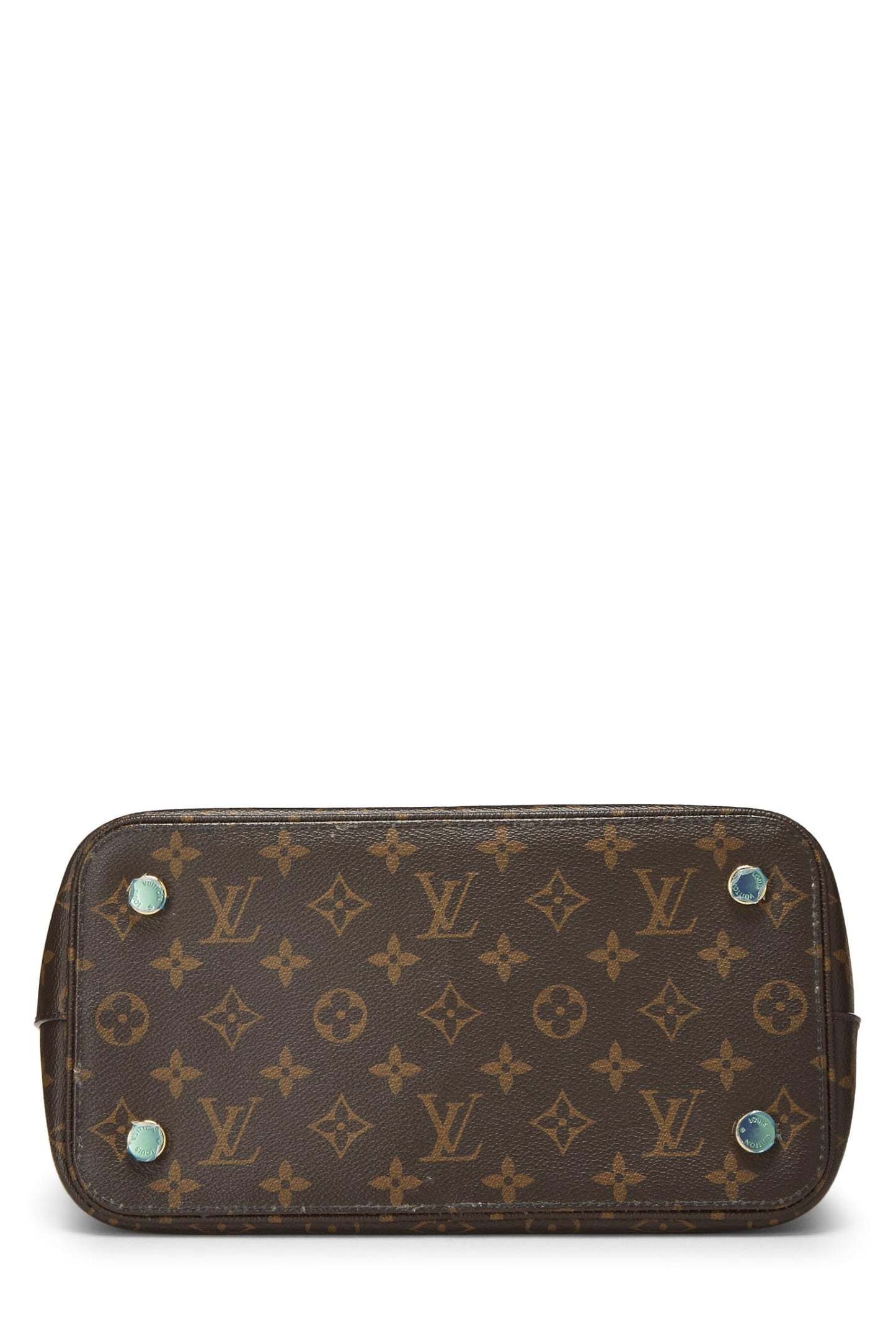 Louis Vuitton, Lockit PM NM de lona con monograma pre-amado, Marrón