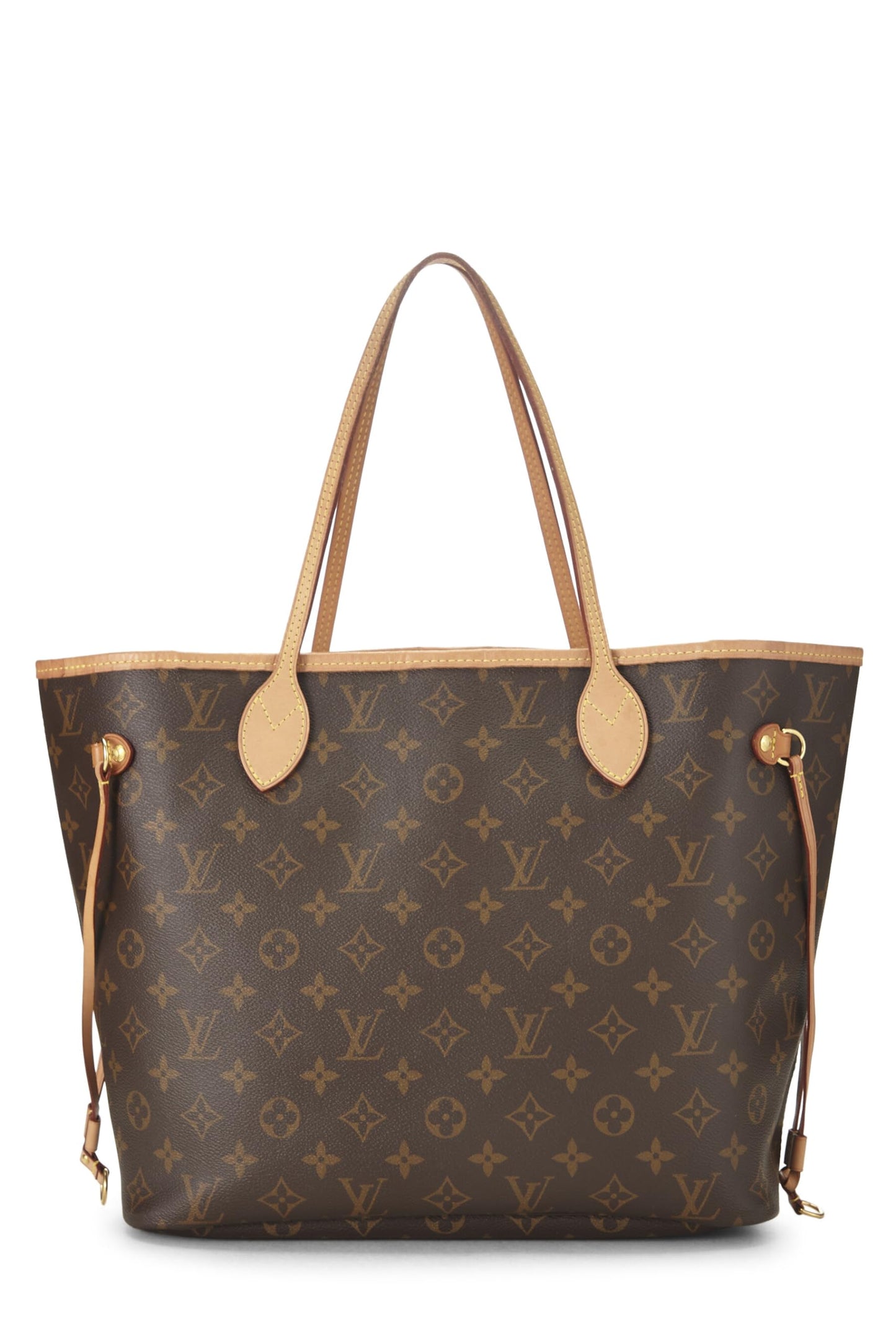 Louis Vuitton, Lienzo con monograma pre-amado Neverfull MM NM, Marrón