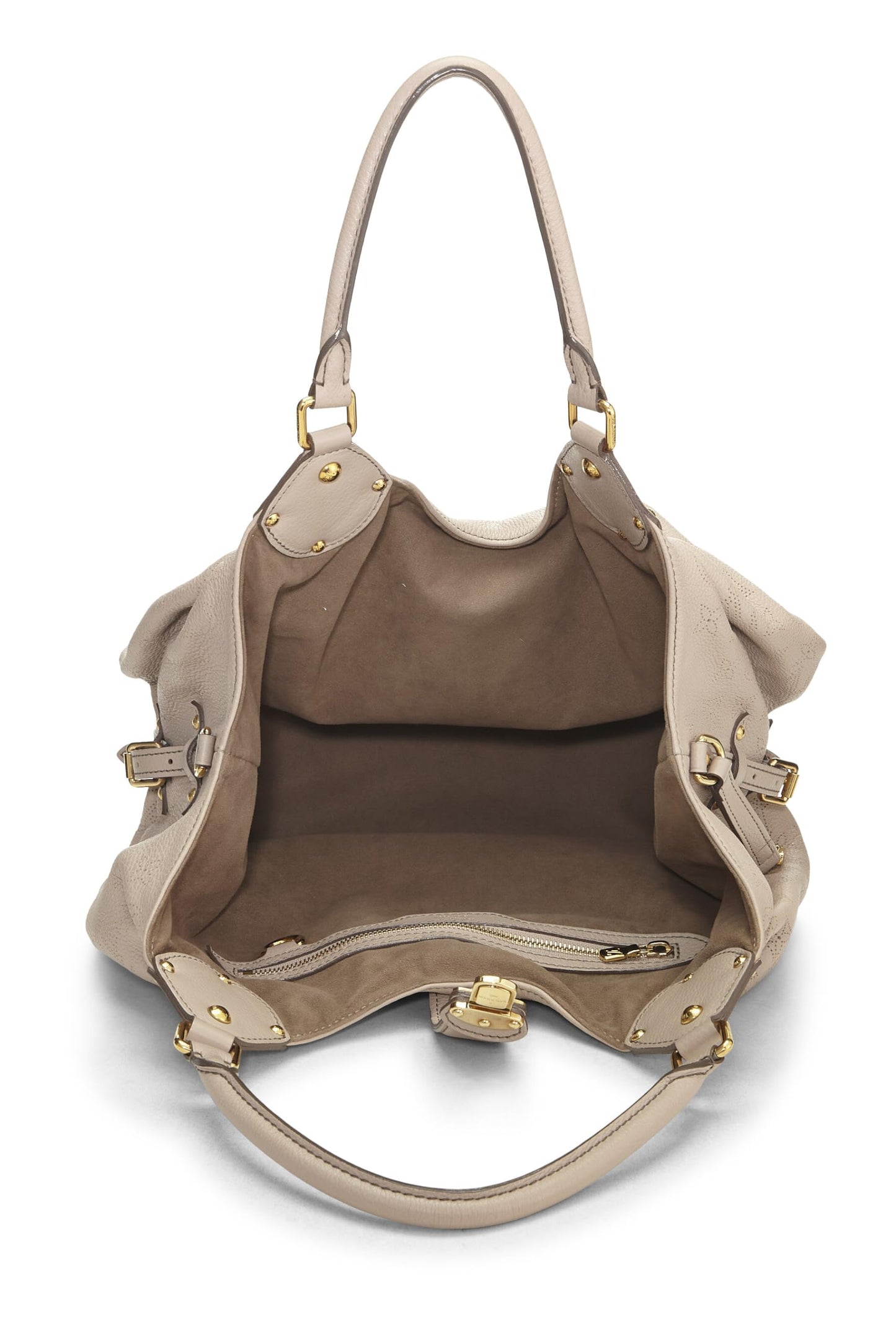 Louis Vuitton, Pre-Loved Beige Monogram Mahina Large, Beige