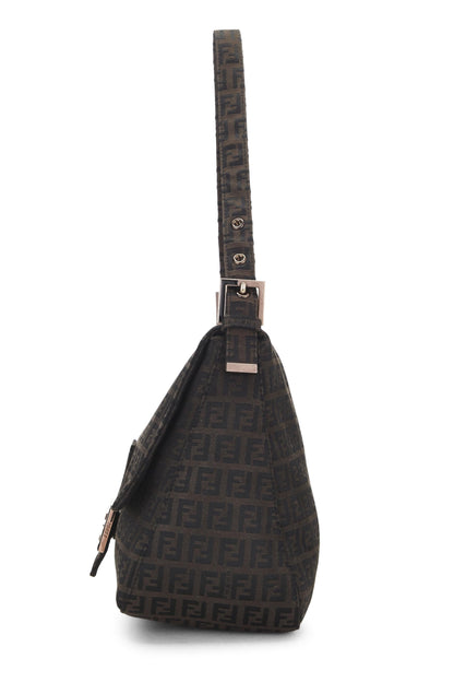 Fendi, Pre-Loved Brown Zucchino Canvas Mama, Marrón