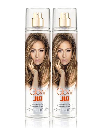 Jennifer Lopez Glow Body Mist, 240 ml (8 fl oz), pack duo (pack de 2)