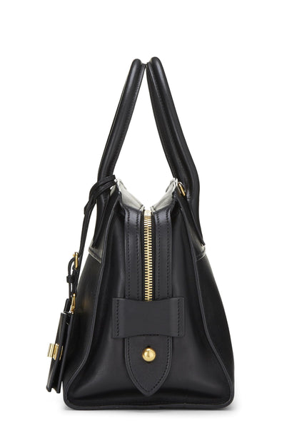 Prada, Pre-Loved Black Saffiano Esplanade Small, Black