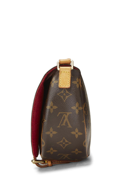 Louis Vuitton, Tambourin en toile Monogram d'occasion, marron