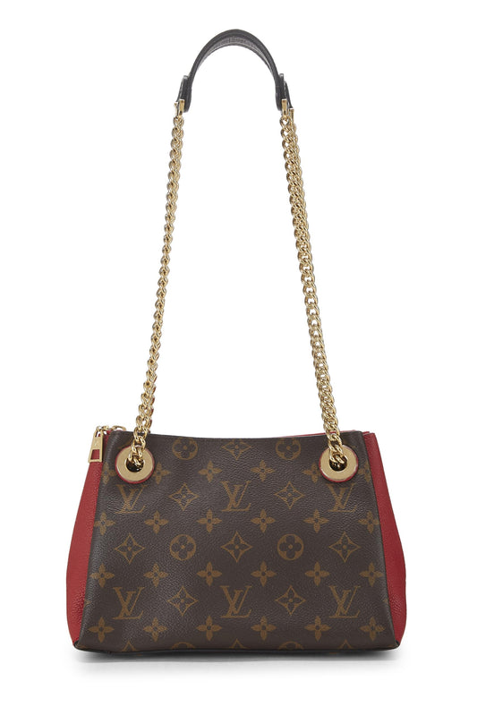 Louis Vuitton, Pre-Loved Red Monogram Canvas Surene BB, Red