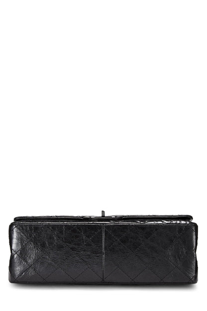 Chanel, Reissue Flap 227 en cuir de veau noir d'occasion 2.55, noir