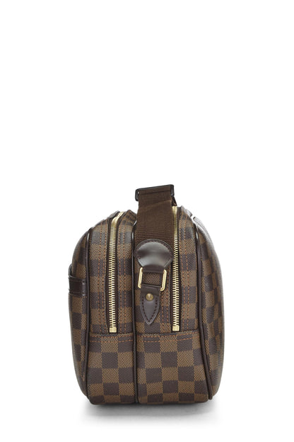 Louis Vuitton, Pre-Loved Damier Ebene Reporter PM, Brown