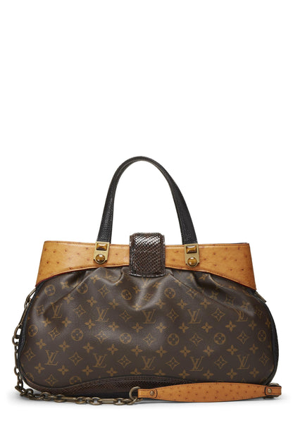 Louis Vuitton, sac Oskar Waltz en toile Monogram d'occasion, marron