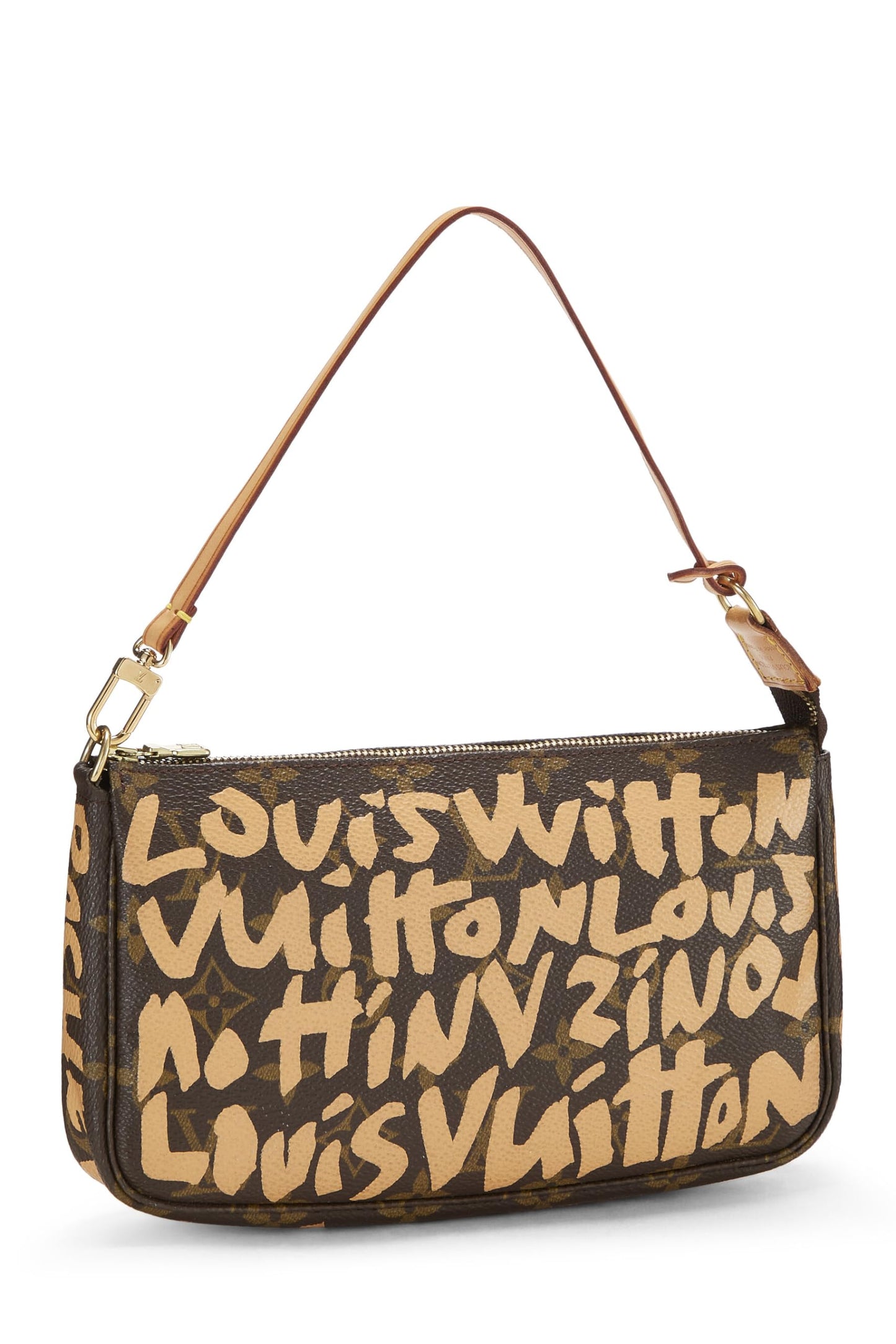 Louis Vuitton, Pochette Graffiti Beige Stephen Sprouse x Louis Vuitton d'occasion, Beige