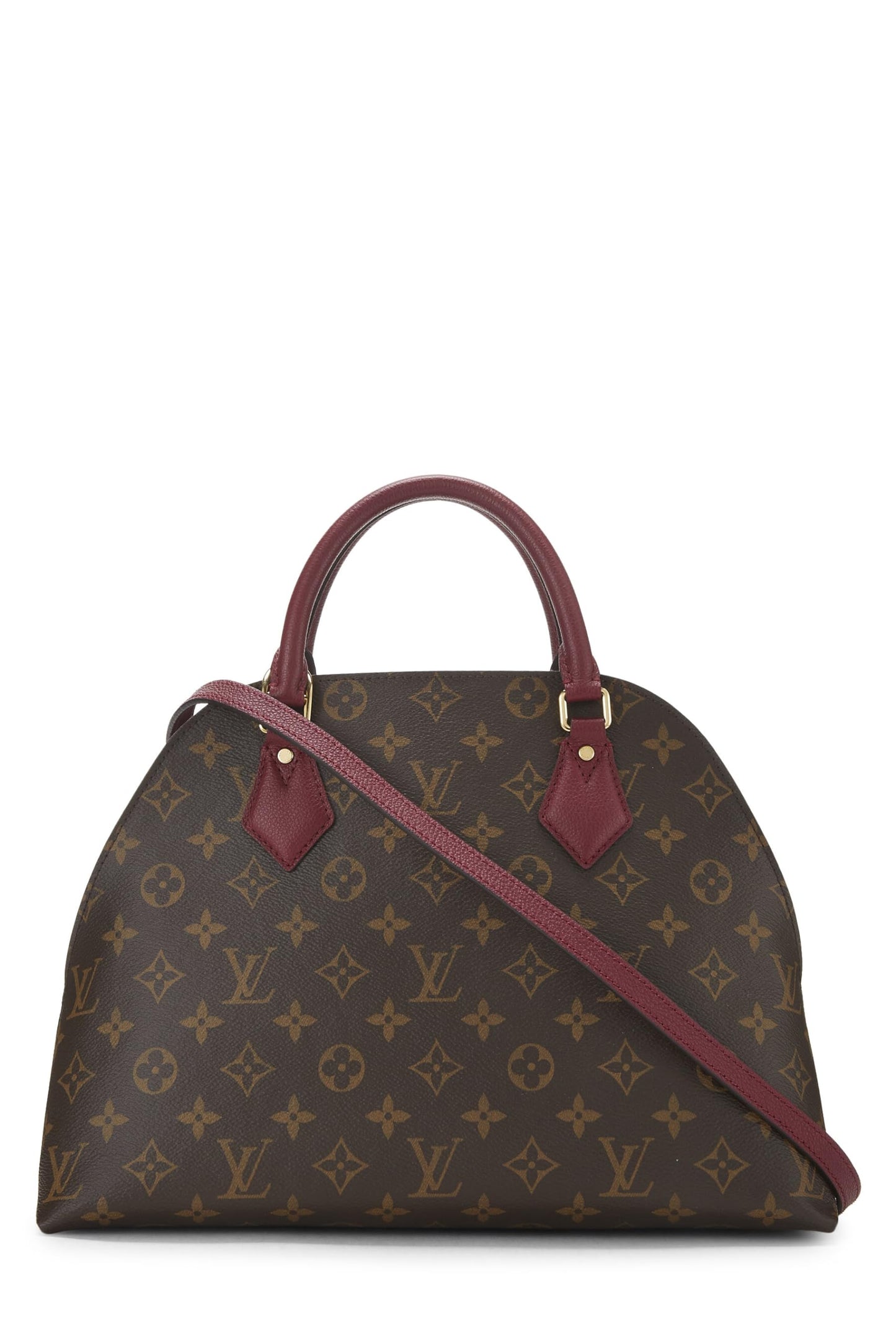 Louis Vuitton, Pre-Loved Raisin Monogram Canvas Alma BNB, Purple