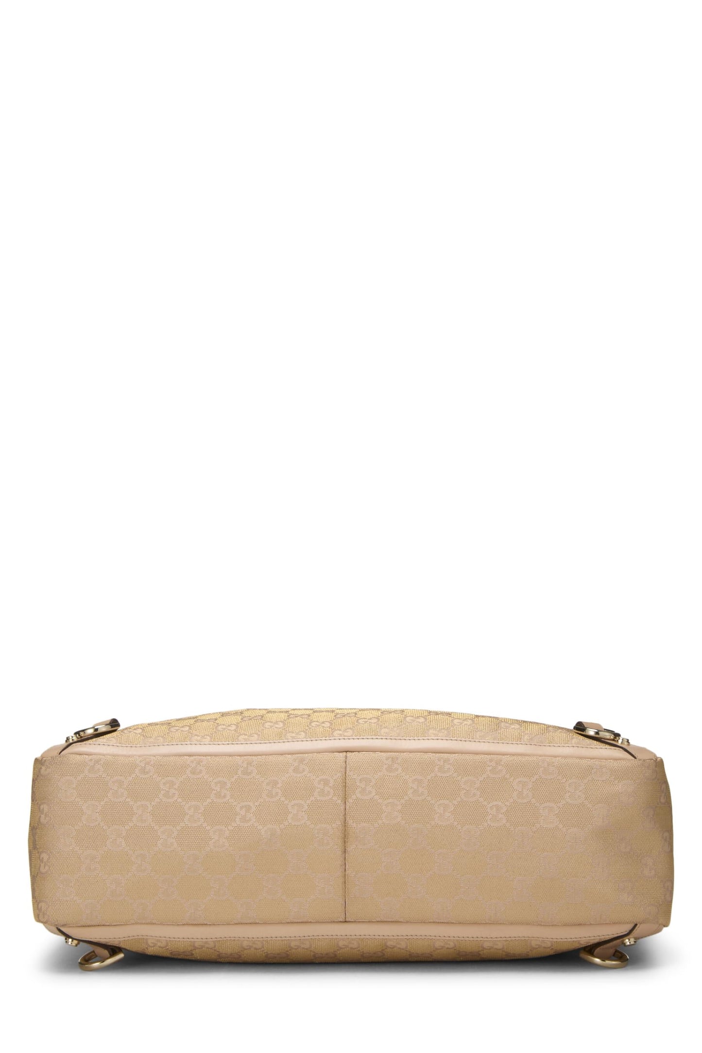 Gucci, sac fourre-tout Abbey XL en toile GG originale en lurex rose d'occasion avec anneau en D, rose