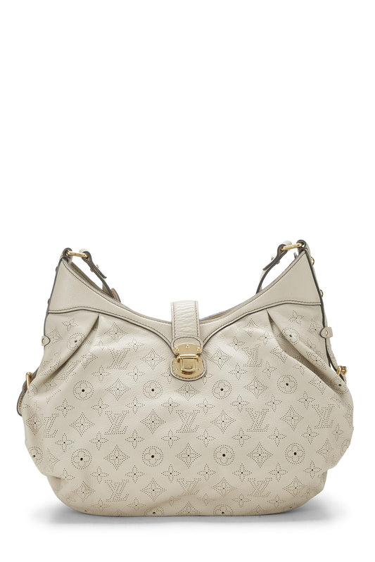 Louis Vuitton, Pre-Loved White Monogram Mahina Leather XS, White