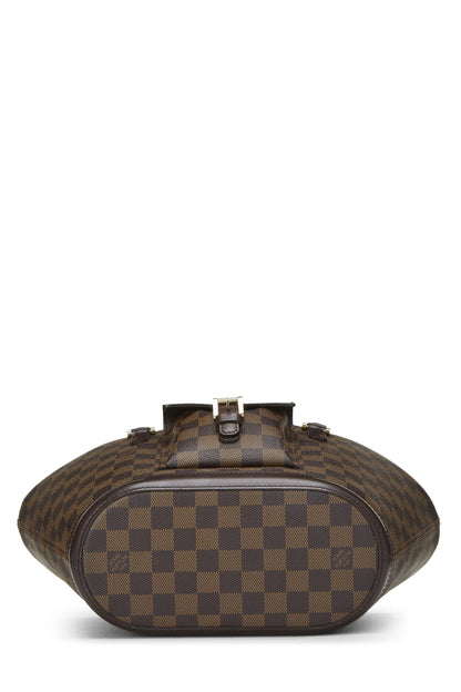 Louis Vuitton, Pre-Loved Damier Ebene Manosque PM, Brown