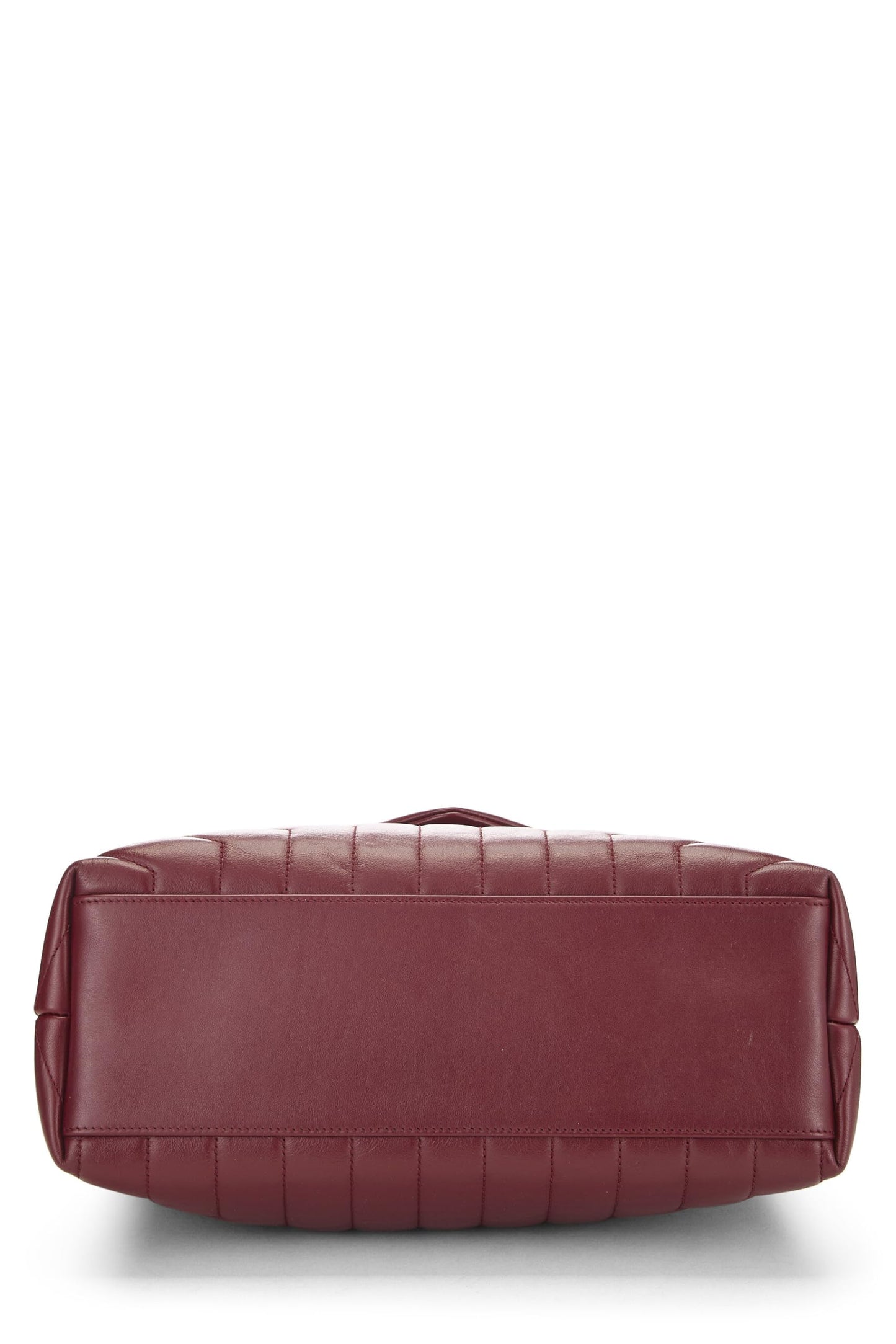 Yves Saint Laurent, Loulou Medium Monogram en cuir de veau bordeaux d'occasion, bordeaux