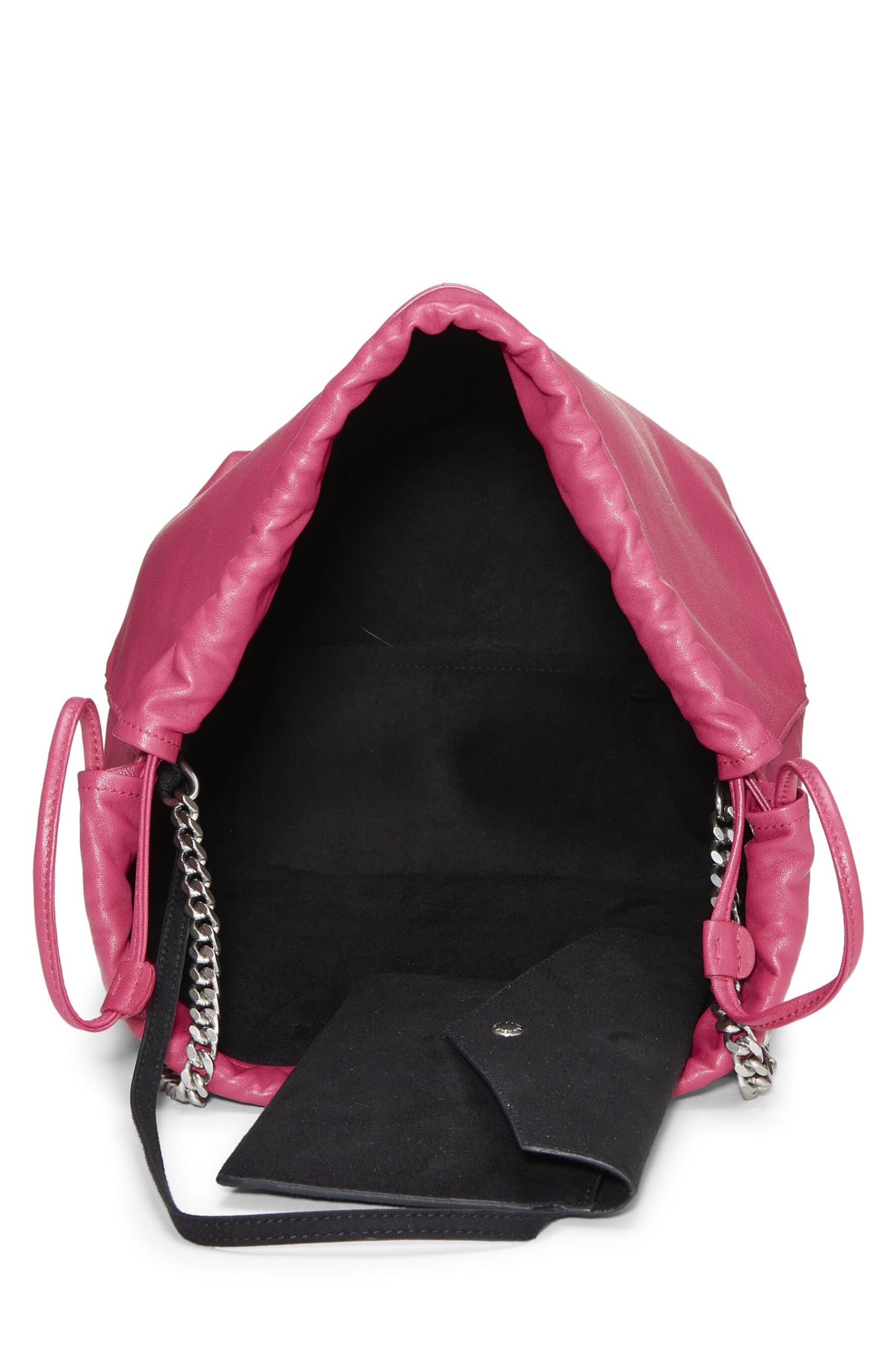 Yves Saint Laurent, Bolso tipo bombonera Teddy de cuero rosa Pre-Loved, Rosa