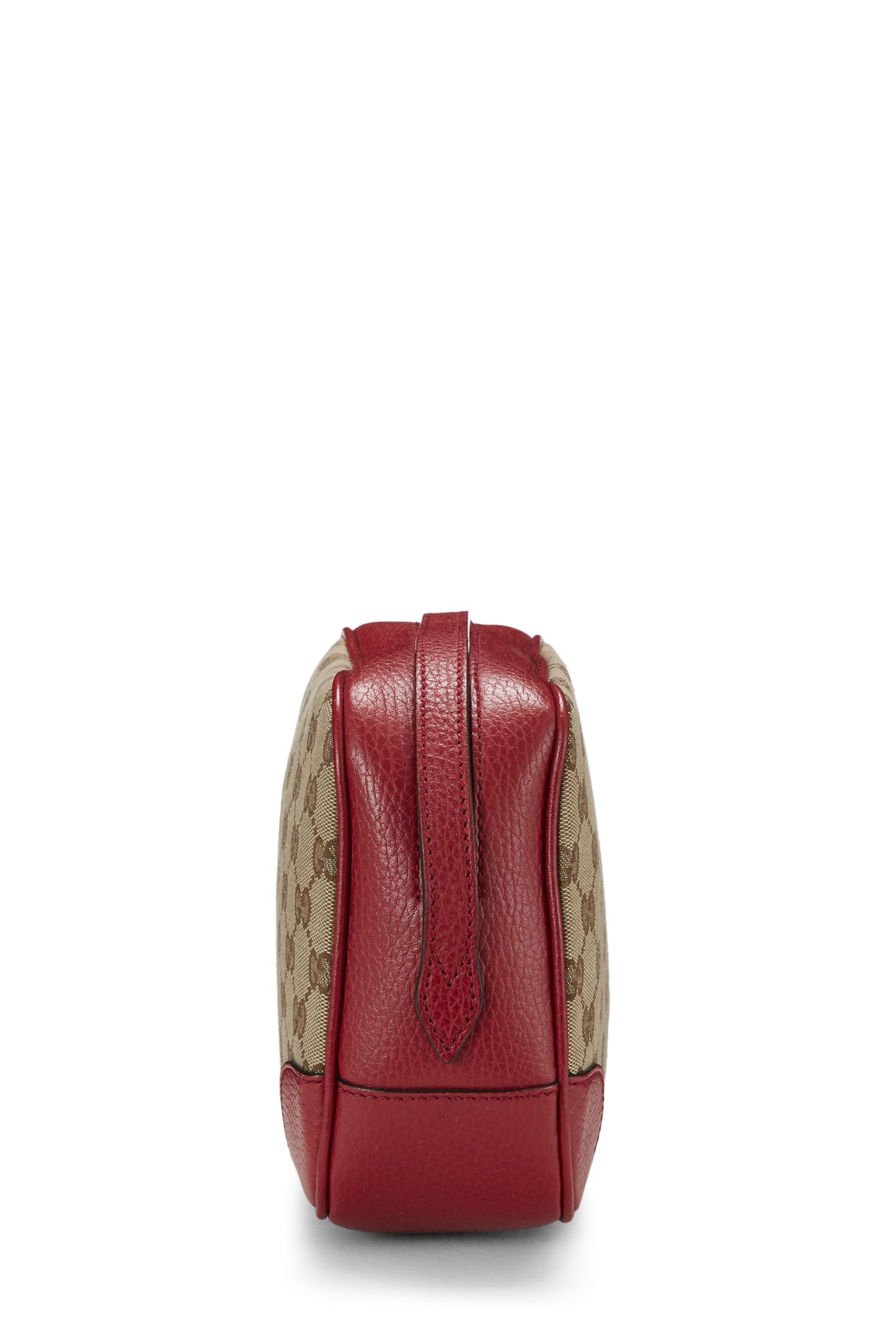 Gucci, sac à bandoulière Bree en toile GG rouge d'occasion, rouge