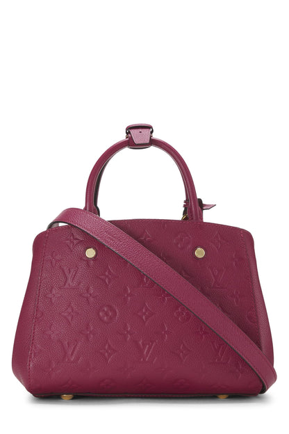 Louis Vuitton, Empreinte Montaigne BB Monogram Rose d'occasion, Rose