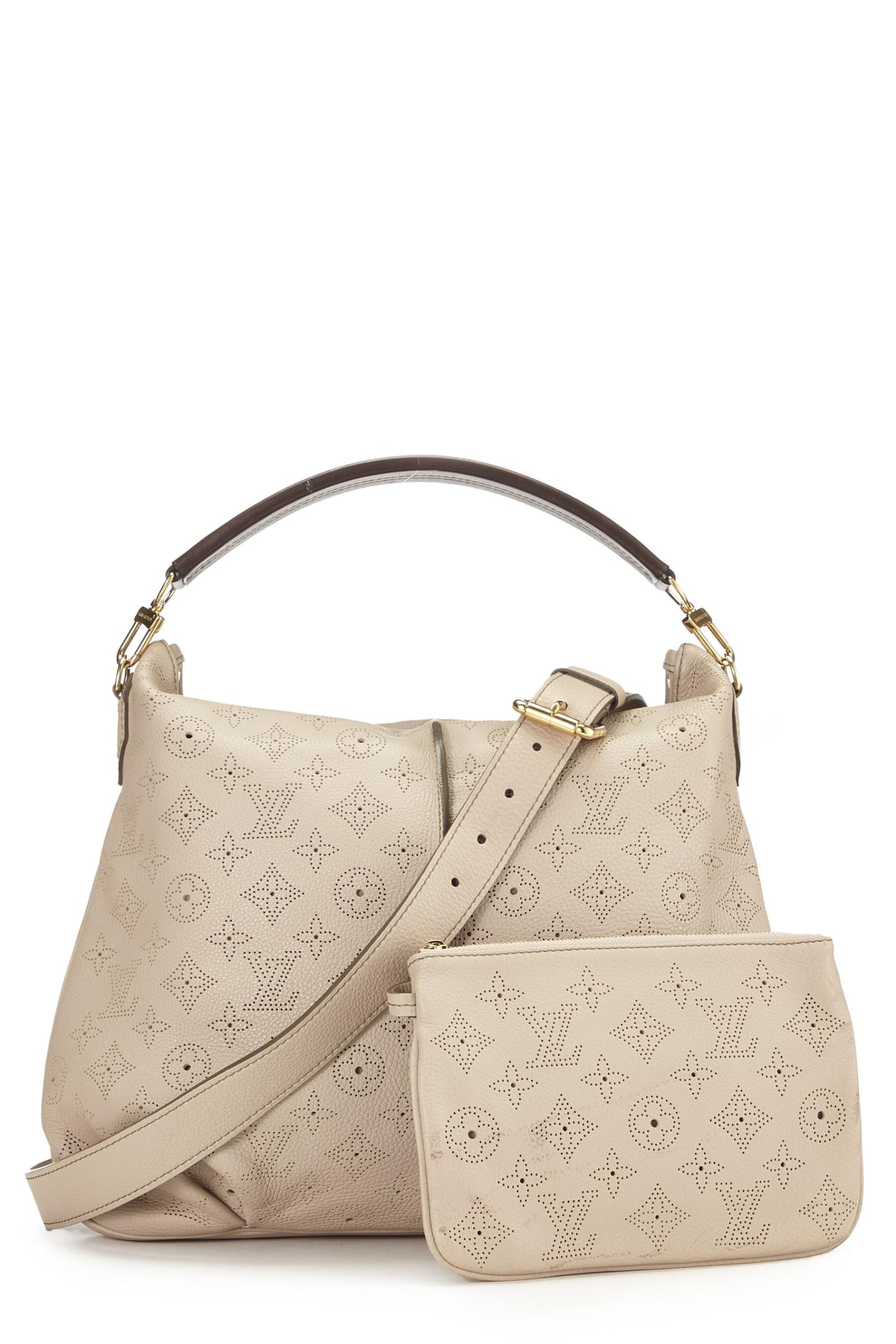 Louis Vuitton, Mahina Selene MM beige monogrammé d'occasion, beige