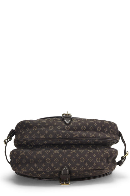 Louis Vuitton, Bolso mini Lin Saumur 30 marrón Monogram usado, marrón