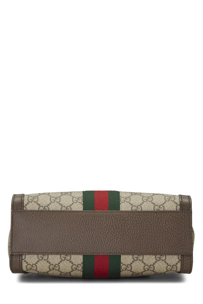 Gucci, sac fourre-tout Ophidia en toile GG Supreme d'origine d'occasion, petit, marron