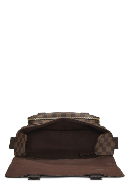 Louis Vuitton, sac messager Melville Damier Ebene d'occasion, marron