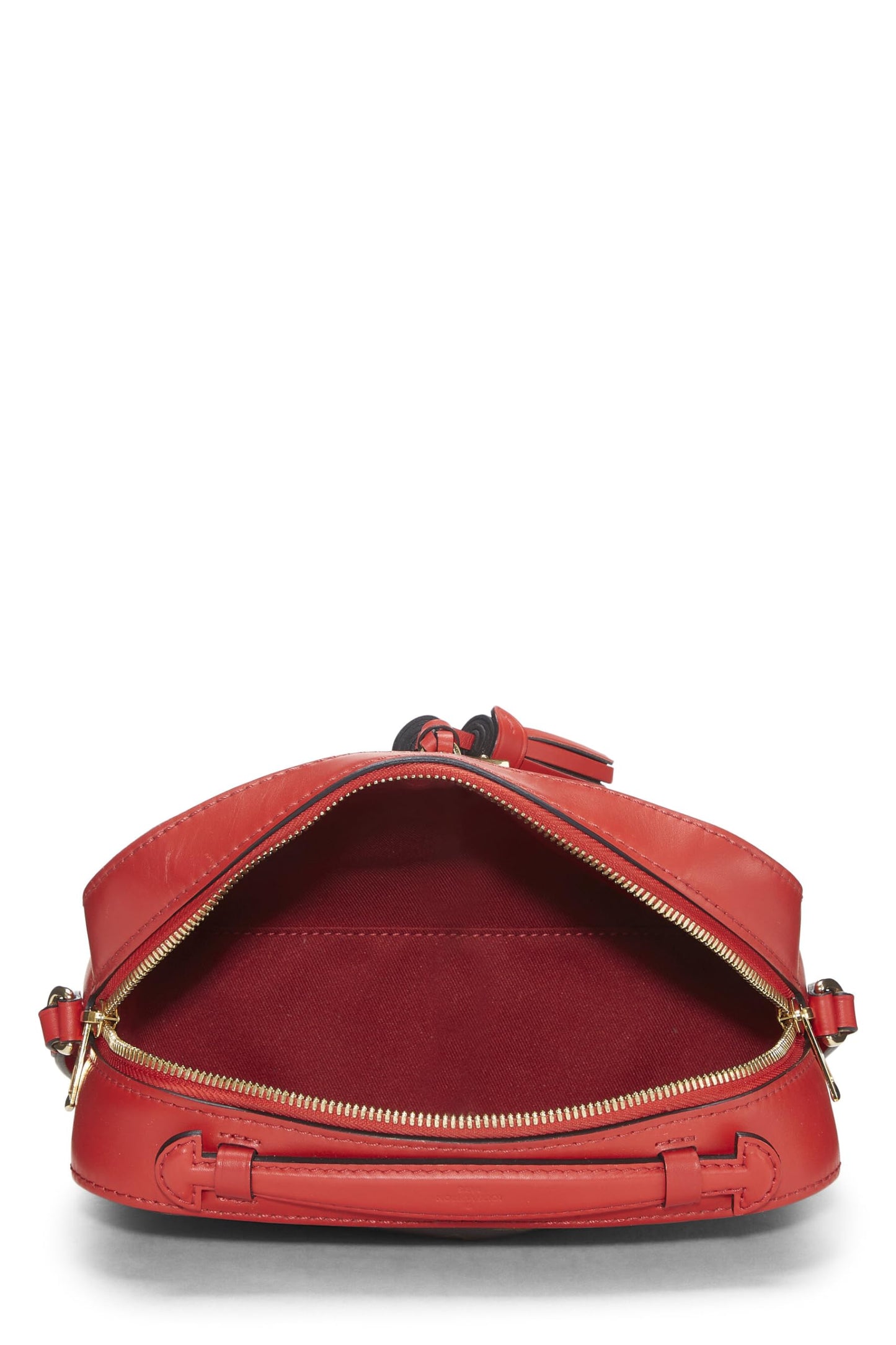 Louis Vuitton, Pre-Loved Red Monogram Canvas Saintonge, Red