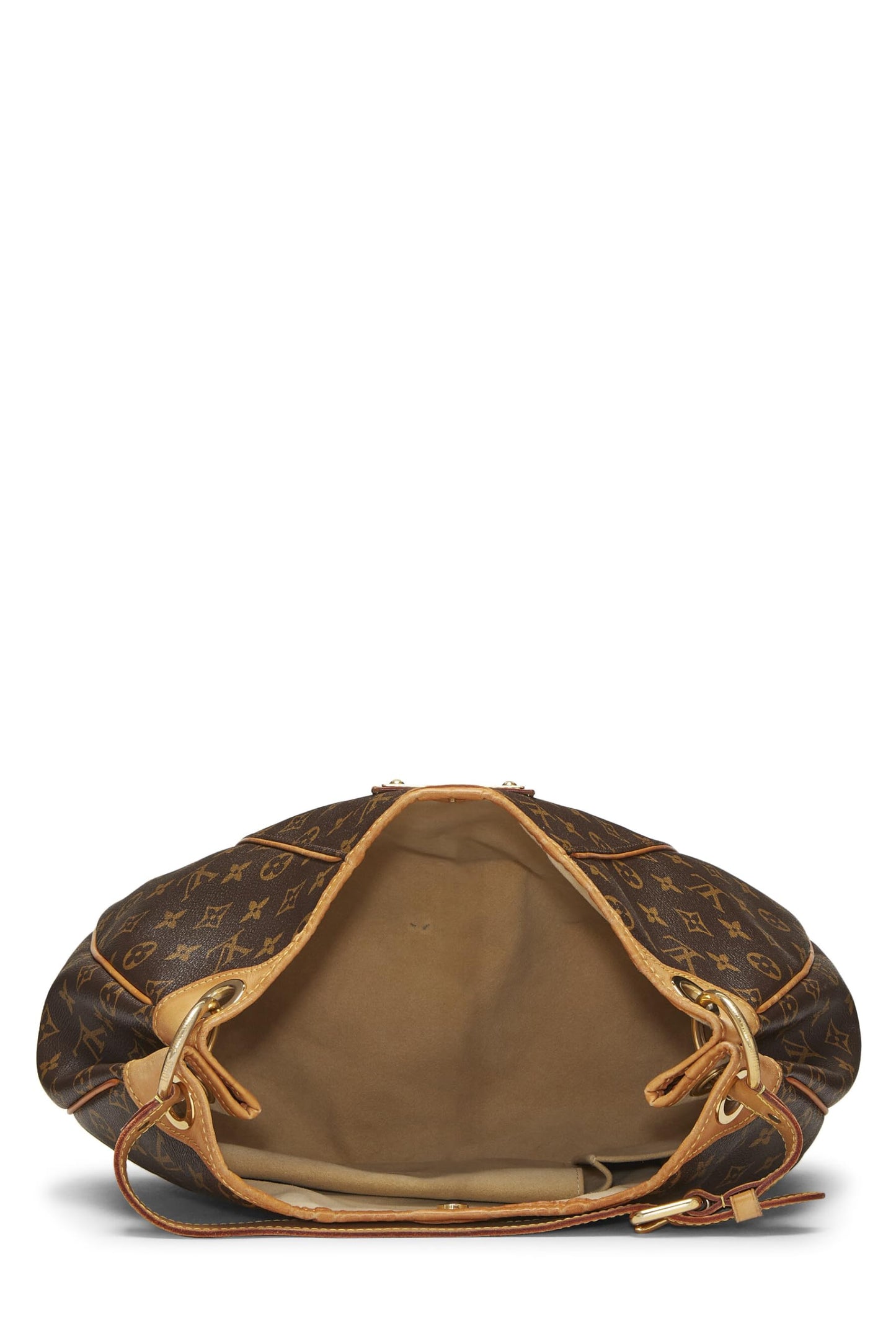 Louis Vuitton, Galliera PM en toile Monogram d'occasion, marron