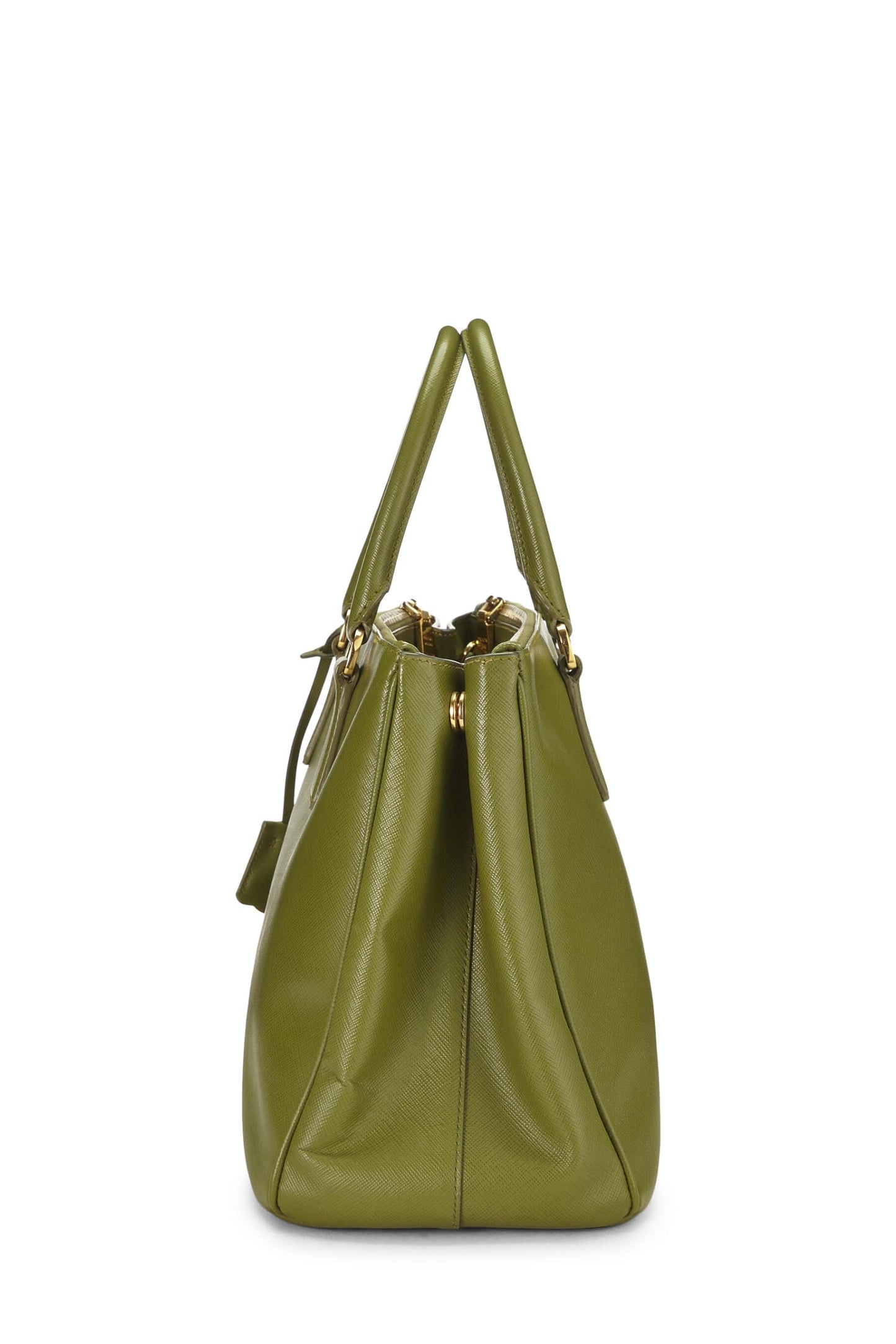 Prada, Bolso tote mediano Saffiano Galleria verde Pre-Loved, Verde