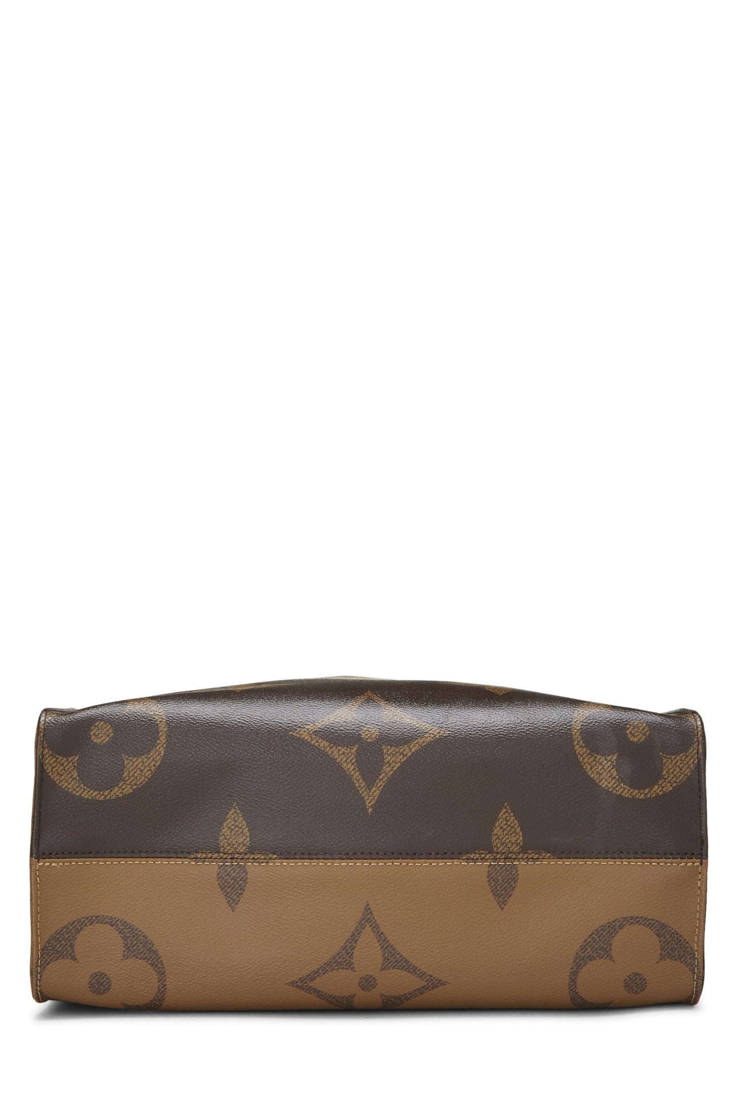 Louis Vuitton, Monogram géant marron d'occasion On The Go MM, marron