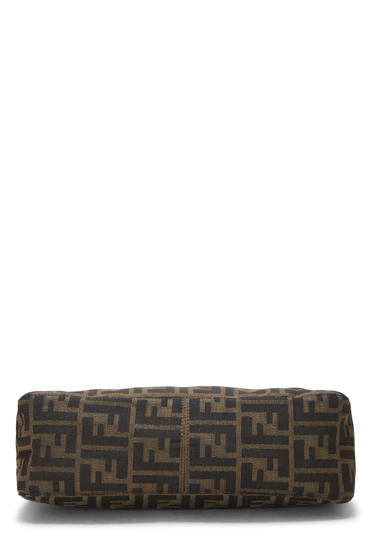 Fendi, sac à bandoulière en toile marron Zucca d'occasion, marron