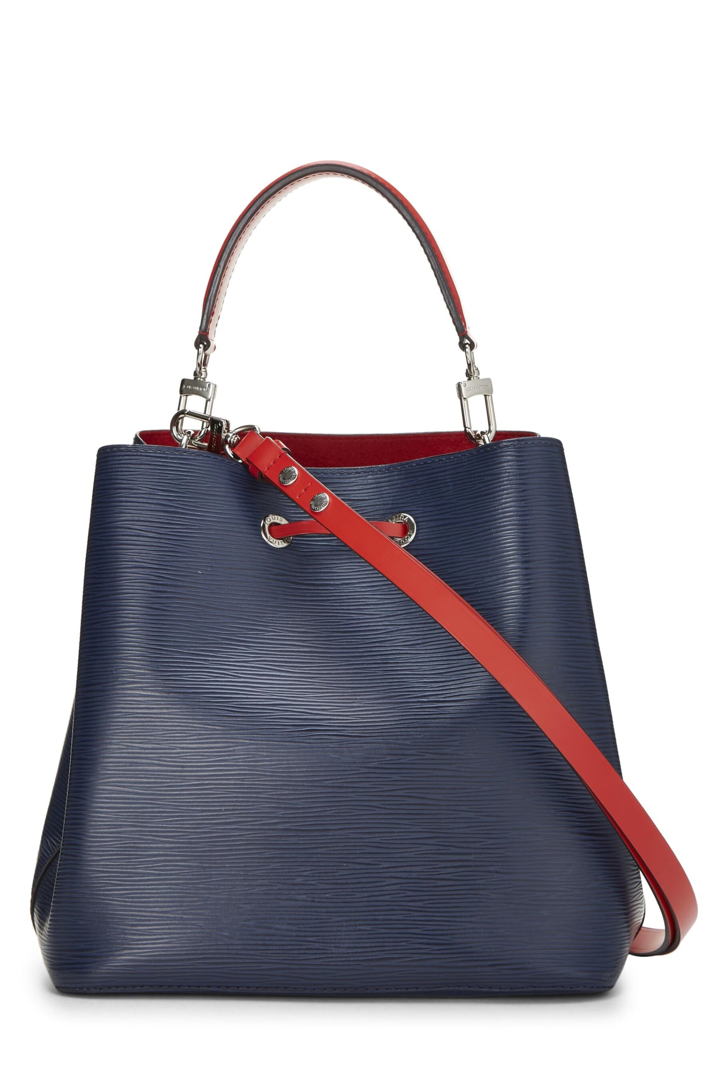 Louis Vuitton, Epi Neo Noé bleu marine et rouge d'occasion, multicolore