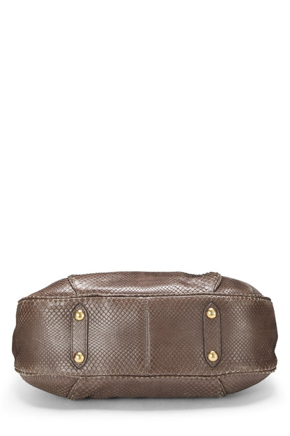 Louis Vuitton, Galliera PM Python Marron d'occasion, Marron