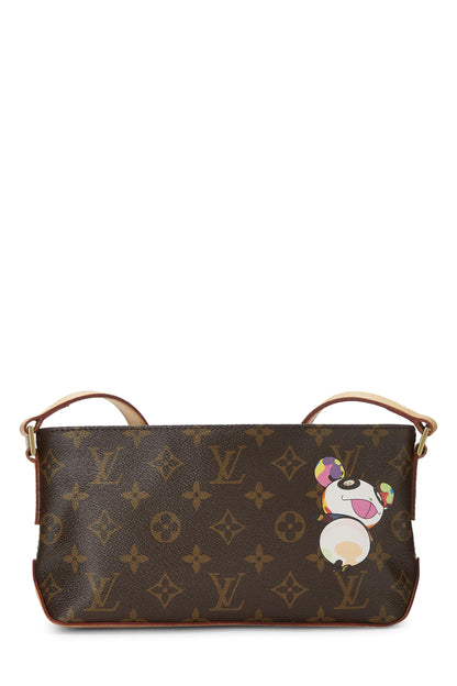 Louis Vuitton, Trotteur Panda de lona con monograma de Takashi Murakami x Louis Vuitton de segunda mano, marrón