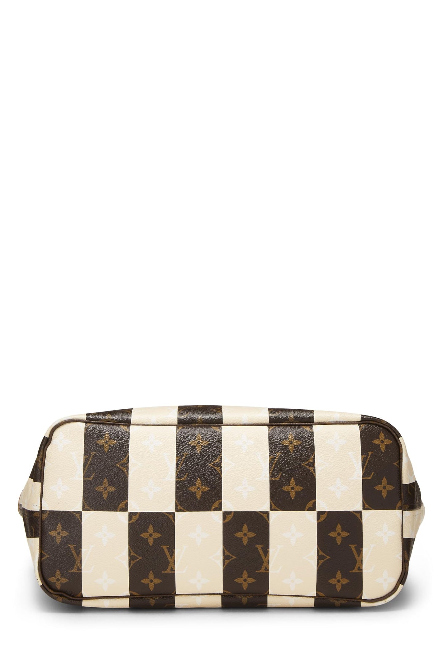 Louis Vuitton, Pre-Loved Monogram Canvas Crema Rayures Neverfull MM, Crema