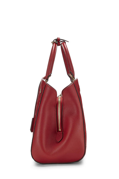 Louis Vuitton, Monogramme rouge pré-aimé Empreinte Montaigne MM, Rouge