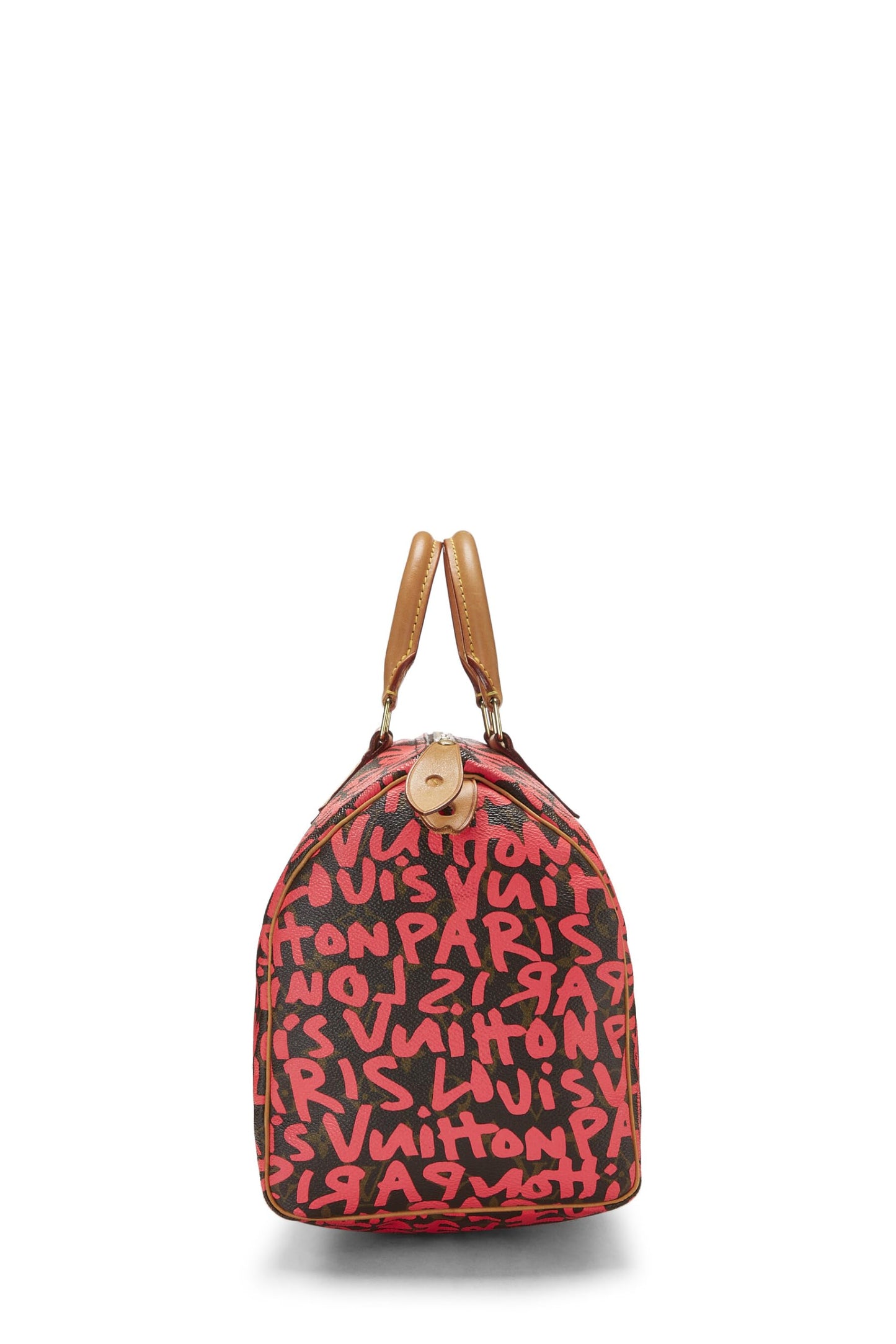 Louis Vuitton, Stephen Sprouse x Louis Vuitton d'occasion, Speedy 30 rose à graffitis Monogrammé Pink