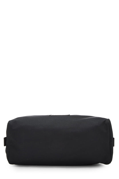 Chanel, pochette zippée en nylon noir Sportline d'occasion, noir