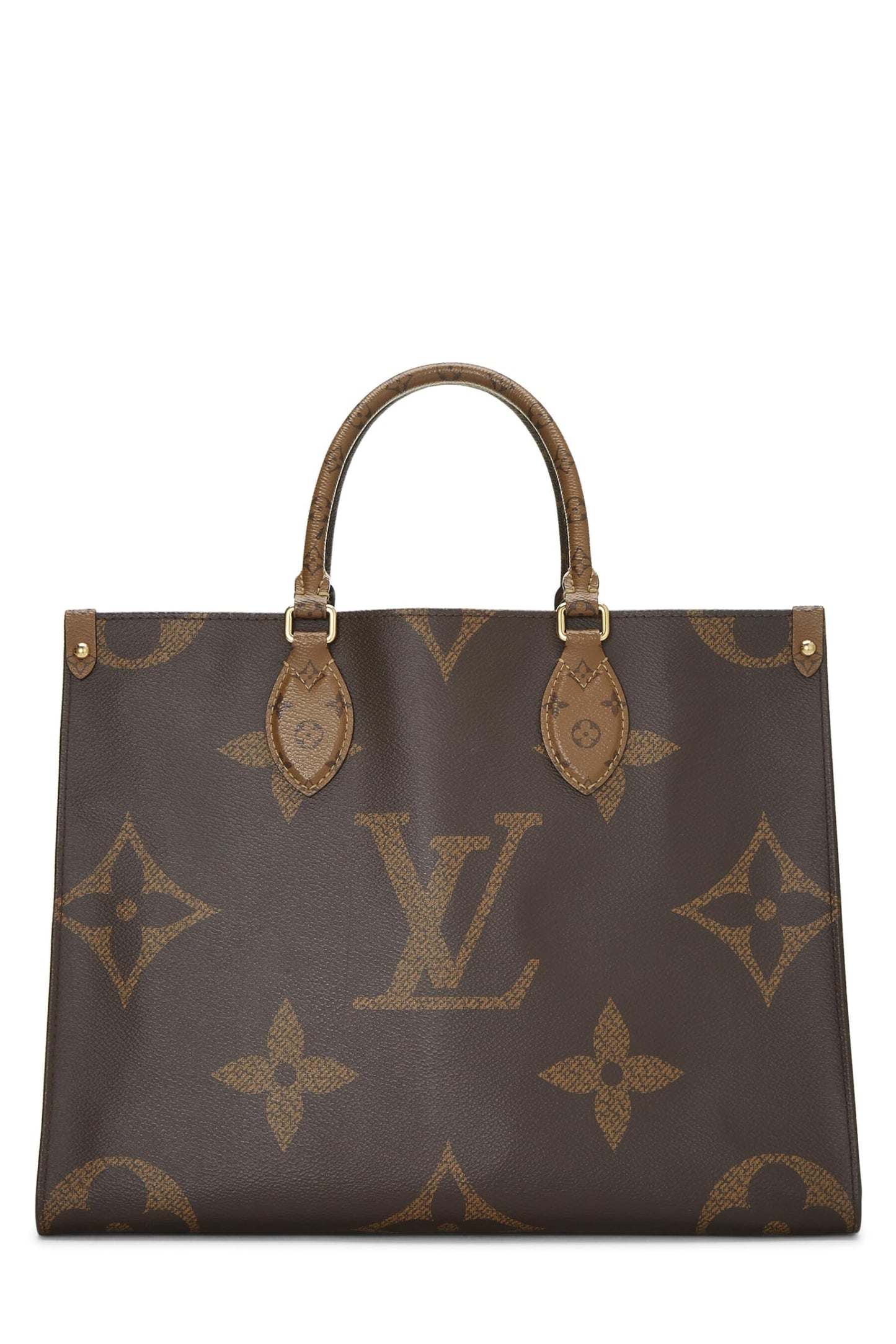 Louis Vuitton, Monogram géant marron d'occasion On The Go MM, marron