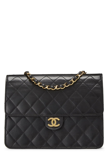 Chanel, Pre-Loved Black Lambskin Ex Flap Small, Black