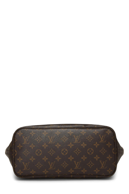 Louis Vuitton, Neo Neverfull MM en toile Monogram d'occasion, rouge